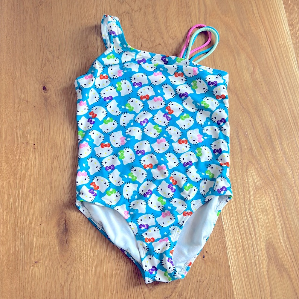 Hello Kitty Blue Girls Swimsuit